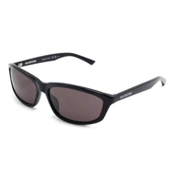NEW BALENCIAGA BB0401S 001 BLACK SUNGLASSES - Picture 1 of 4